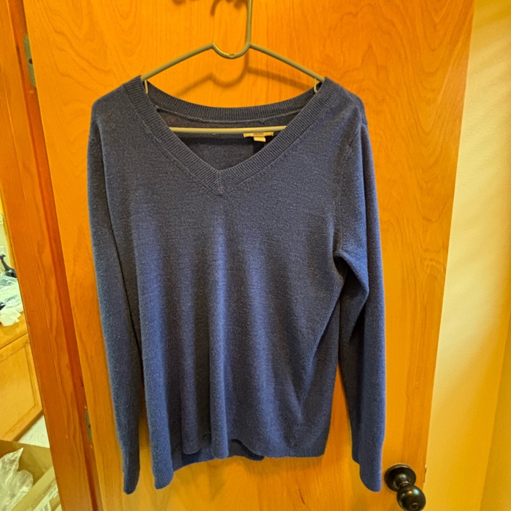 Beautiful royal blue sweater. Perfect for spring weather. Worn only a few times